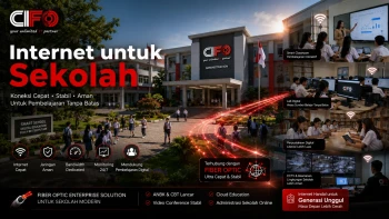 Internet untuk Sekolah dari CIFO mendukung pembelajaran digital.