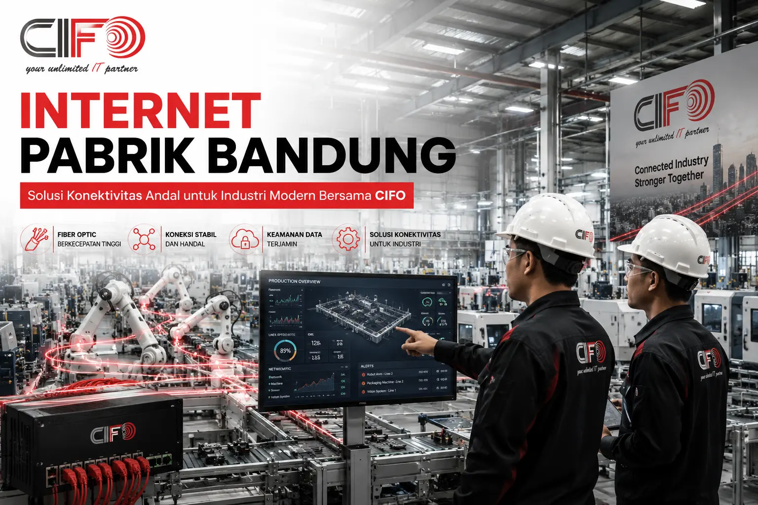 Internet untuk pabrik Bandung dari CIFO