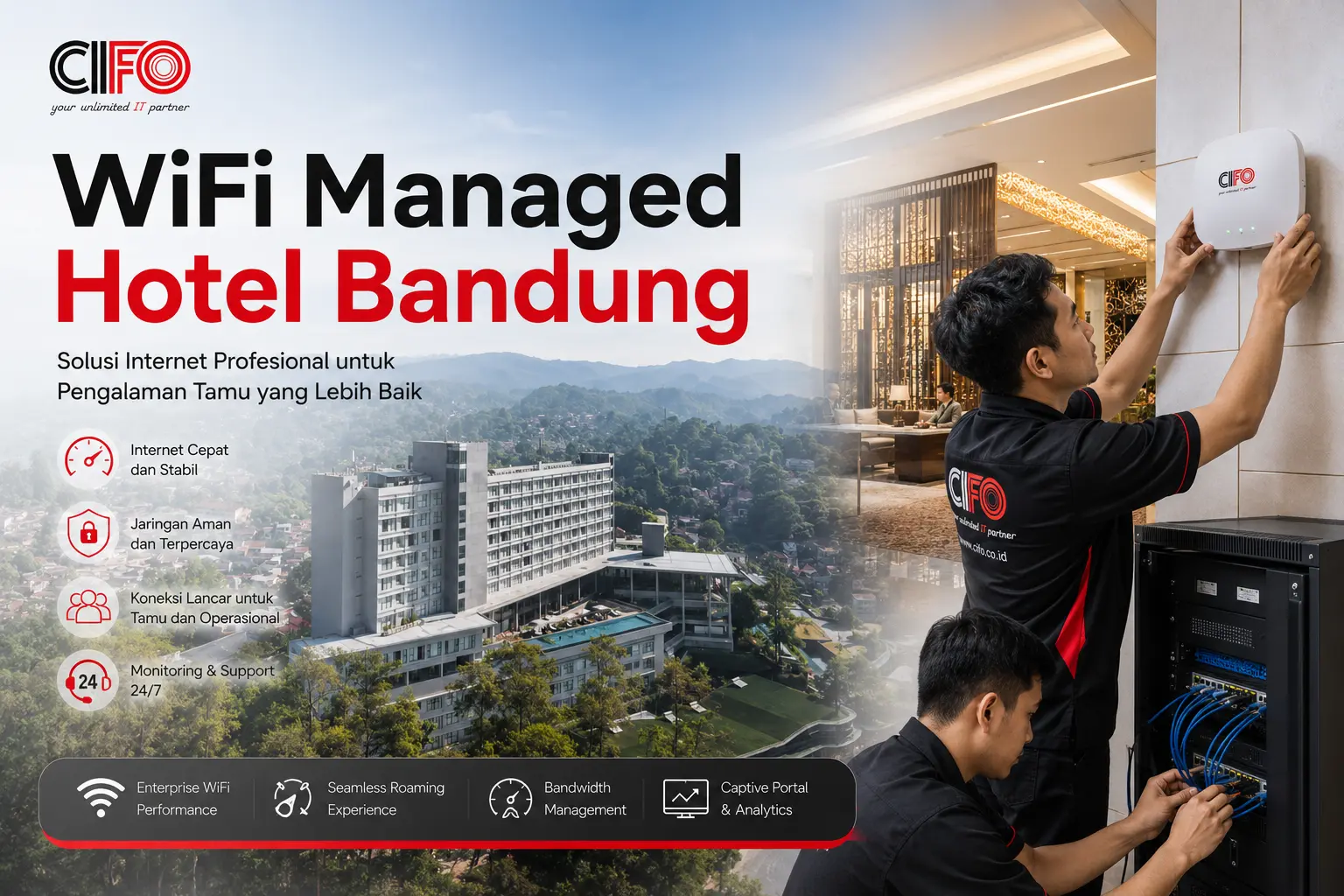 WiFi Managed Hotel Bandung